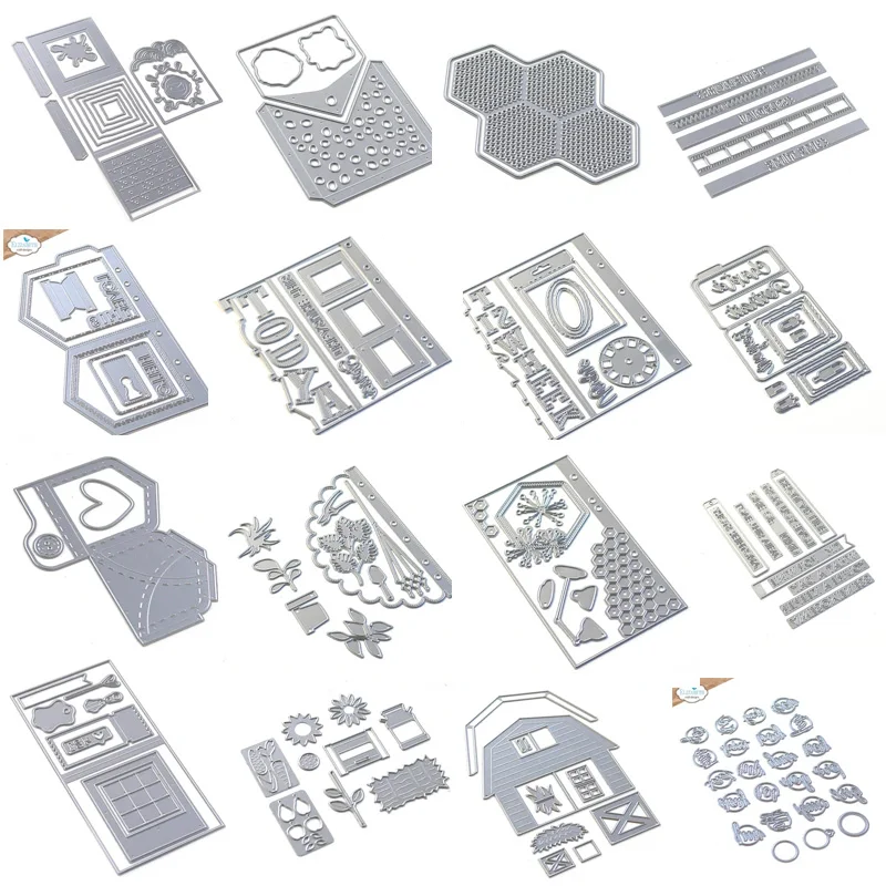 

Metal cutting dies new arrivals 2022 Christmas mold and stamp for scrapbook practice Photo album decoration process die