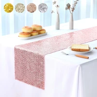 glitter net table runners sparkly sequin table runners for wedding decoration sequin christmas birthday baby shower party decor
