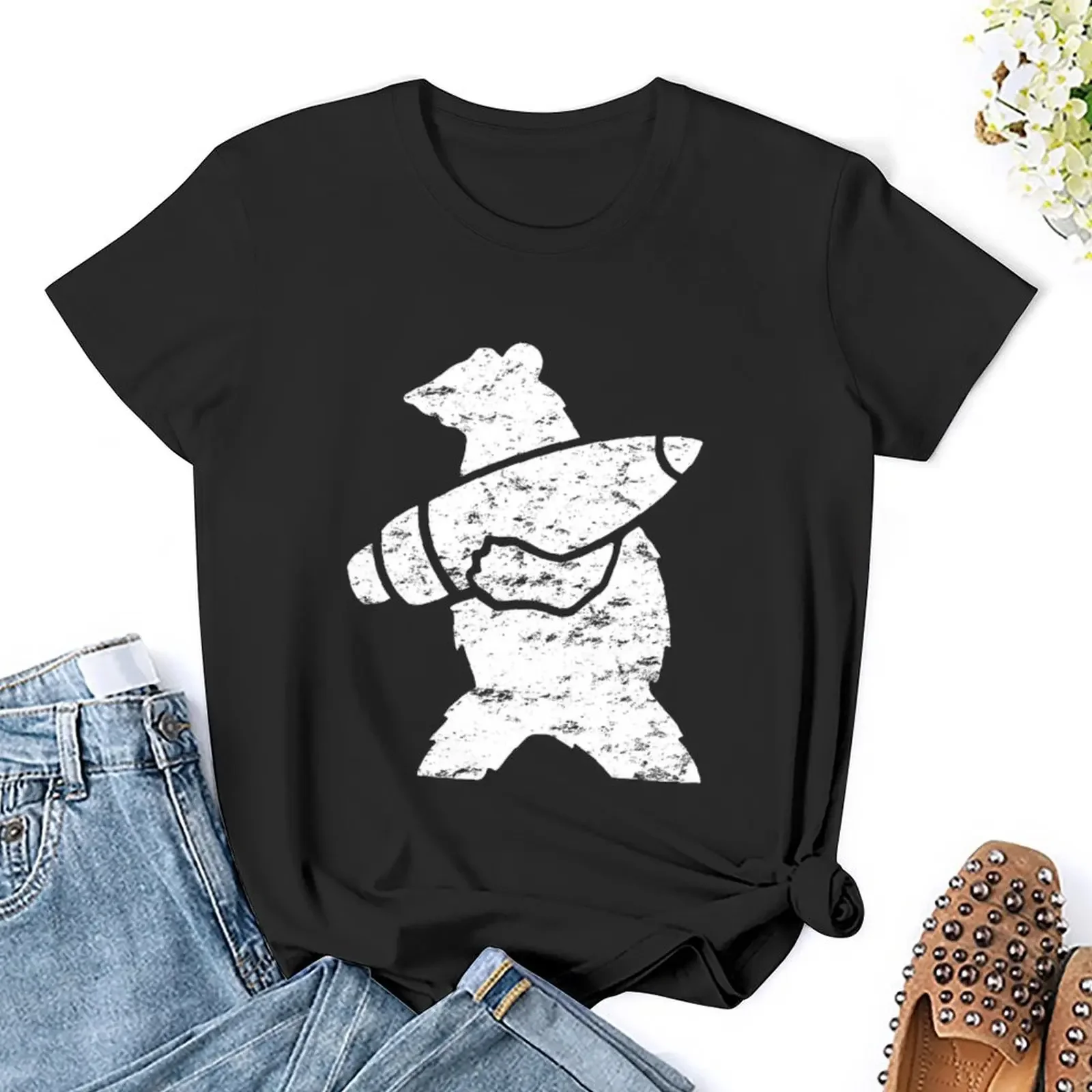 Футболка Wojtek the Bear таможенный дизайн рубашка с животным принтом для девочек