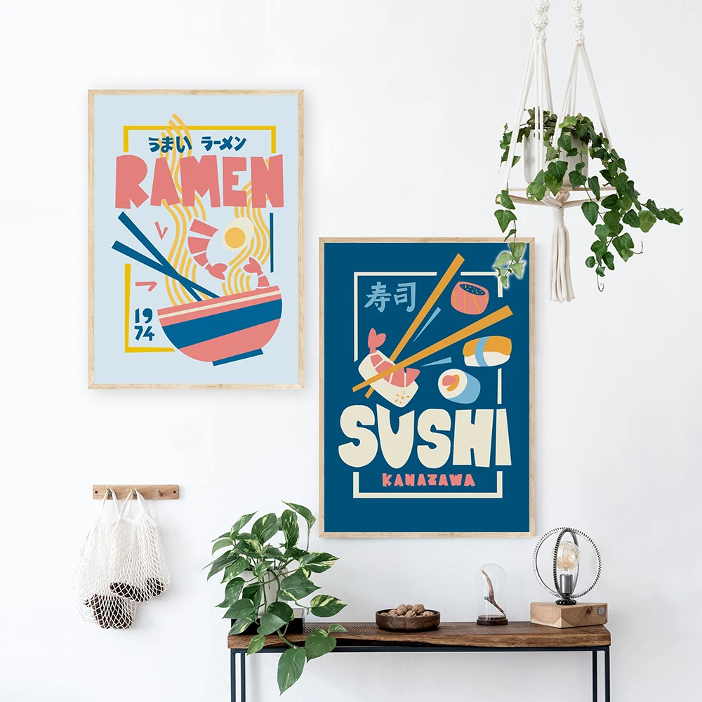 Рисунок 4 - Лобстеры, рамен, настенные плакаты,