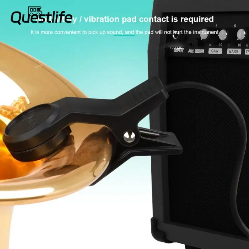 

Universal Pickup Clip 2.5m Extended Transmission Line Sound Clip Accurate Clear Tuning Clip Durable Sensitive Line Wire Pickup