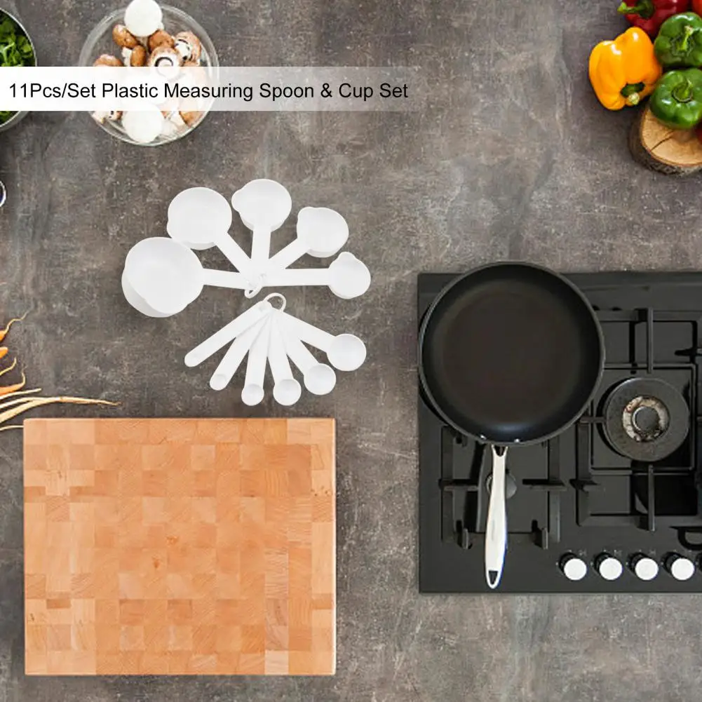 Кухонный счетчик без бисфенола 11 штук пластиковая мерная ложка Набор чашек для
