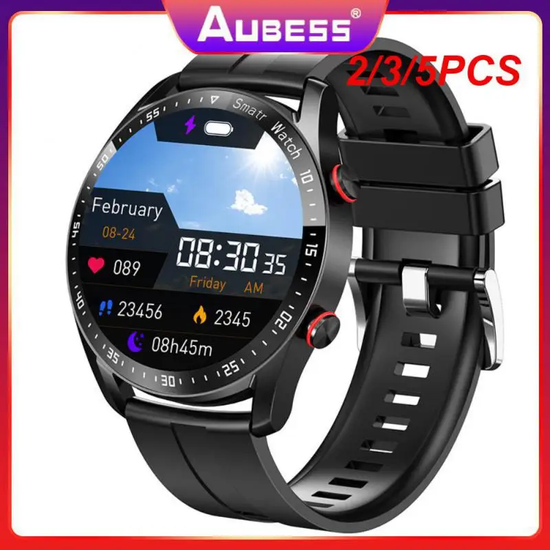 

2/3/5PCS Man Sports Heart Rate Blood Pressure Monitor Smartwatch Sports Message Reminder Ecg And Ppg Business Call