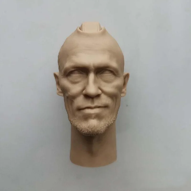 

1/6 Male Soldier Michael Rooker Unpainted Head Sculpture Model Accessories Fit 12'' Action Figures Body In Stock Collectible