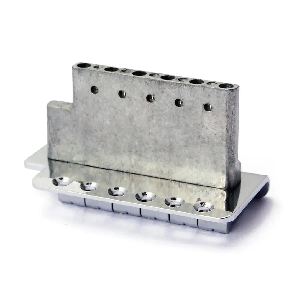 

Left Hand Tremolo Bridge Vintage Style Saddle Bridge Electric Guitar Silver