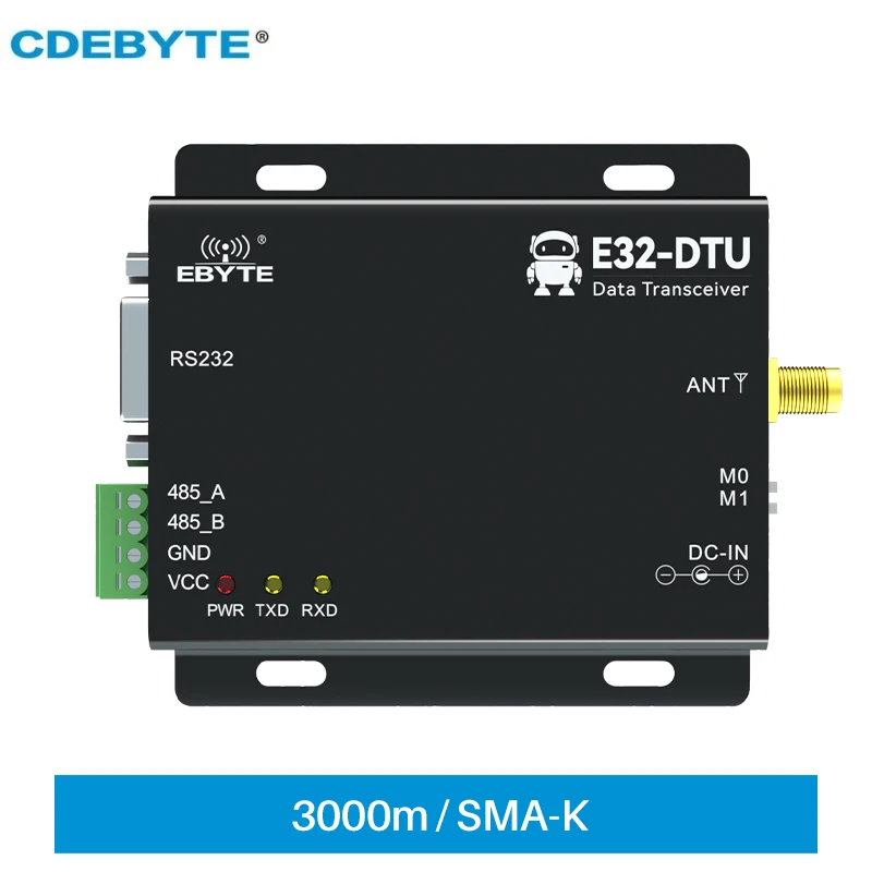 Беспроводной Радиочастотный модем LoRa SX1278, стандартный (433L20) -V8 RS232 RS485 433 МГц 100 мВт 20 дБм, беспроводной передатчик данных