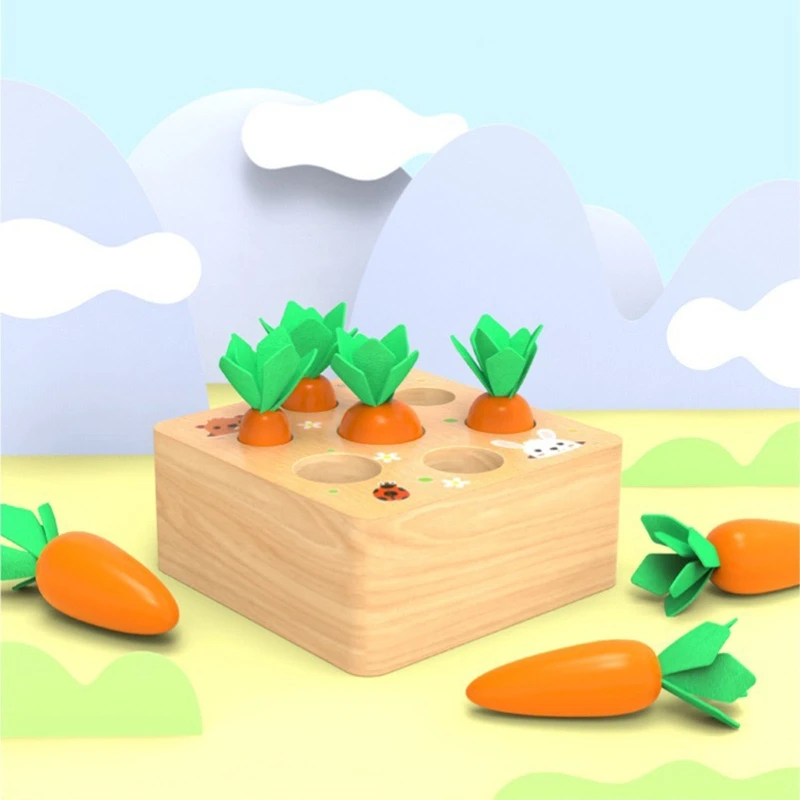 

2 в 1, деревянная игрушка-сортировщик для детей