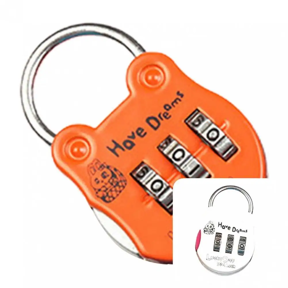 

Compact Lightweight 3-Digit Number Code Combination Padlock for Home