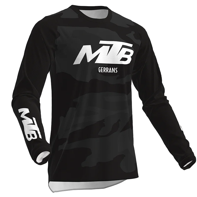 2024 Motocross Shirt Long Sleeve Men Downhill Jersey Off-Road Bicycle Racing T-Shirt Quick Dry Cycling Enduro Gerrans Mtb