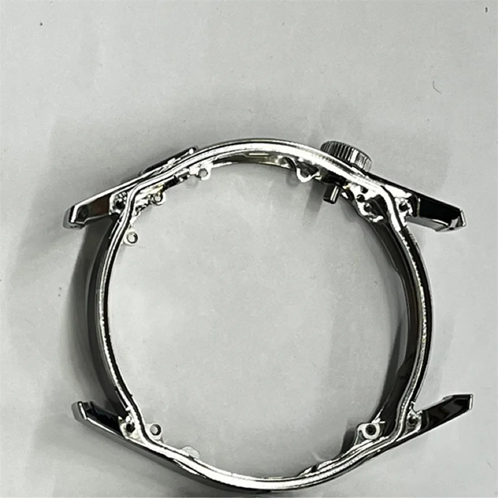 Чехол для часов 46 мм серебристый/черный аксессуары Huawei GT3 со средней рамкой