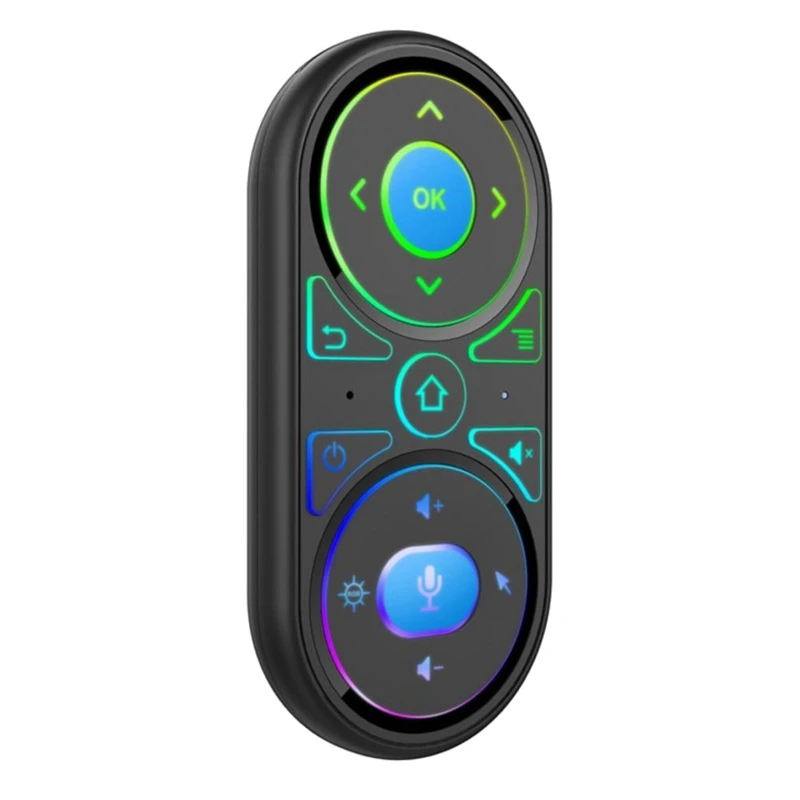 Голосовой микрофон Air Mouse с RGB-подсветкой гироскоп пульт дистанционного