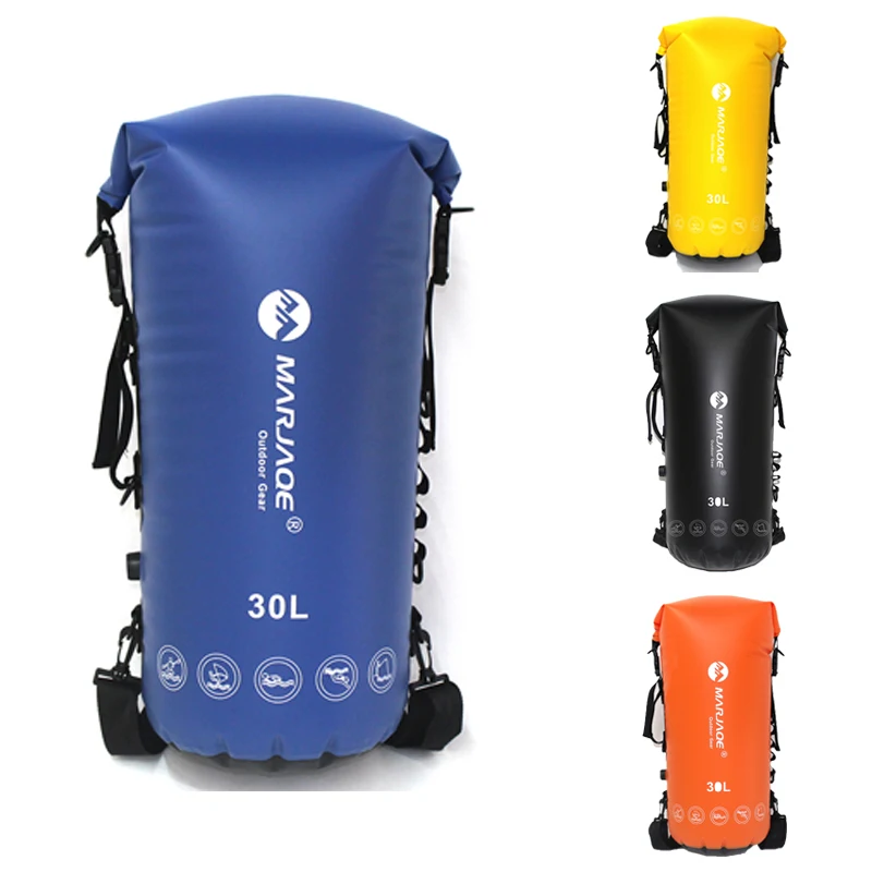 

Новинка 2023, водонепроницаемый рюкзак из ПВХ IPX7 для взрослых, 30 л, плавающая сухая сумка для кайкинга, фитинга, рыбалки, кемпинга, походов