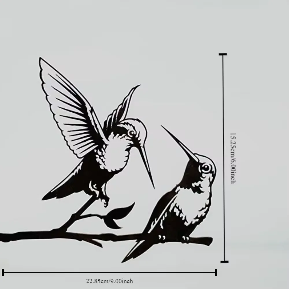 Элегантный Садовый Декоративный Кол С Колибри - Уникальное Искусство На Открытом