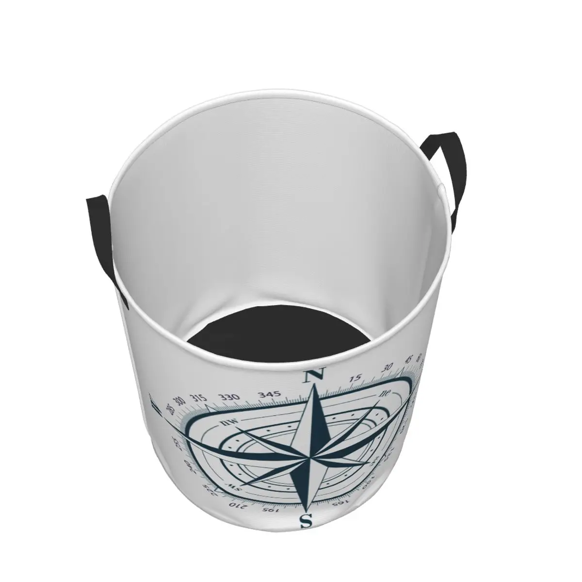 Складная корзина для белья с морским компасом на заказ