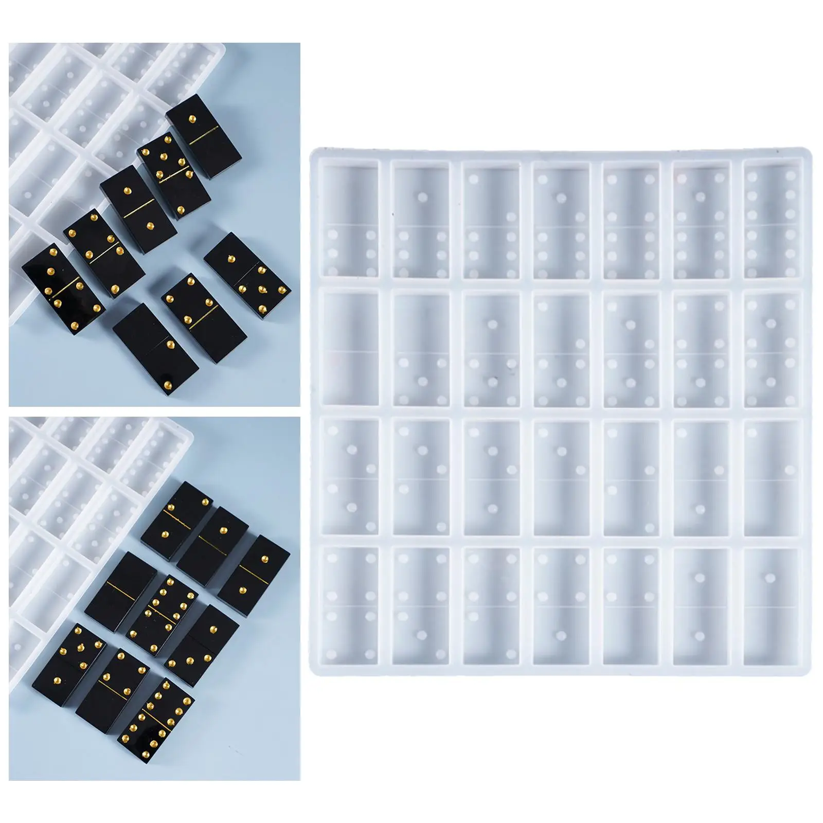 28-полосные формы для домино литье из смолы сделай сам эпоксидные силиконовые