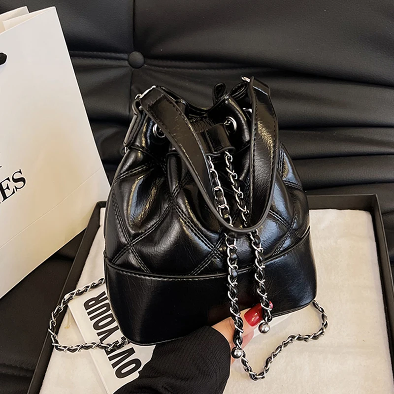 Вместительная сумка-мешок для женщин модная дамская сумочка на плечо покупок из