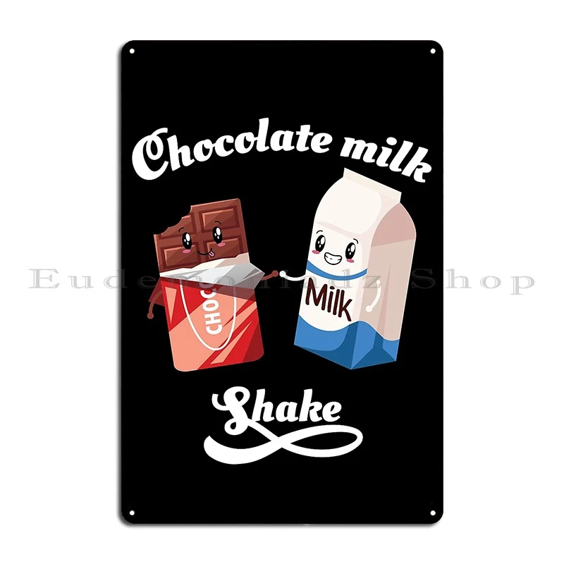 Chokolate молочный коктейль металлический плакат табличка паб кинотеатр печать на