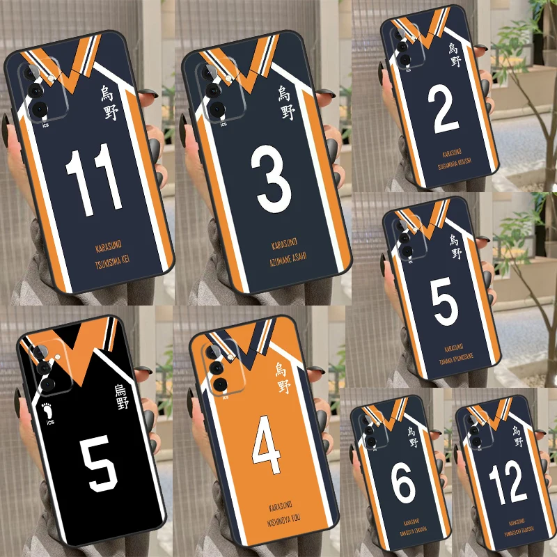 Haikyuu! Чехол для Samsung Galaxy A54 A34 A24 A14 A12 A22 A32 A52 A51 A71 A13 A23 A33 A53 A73