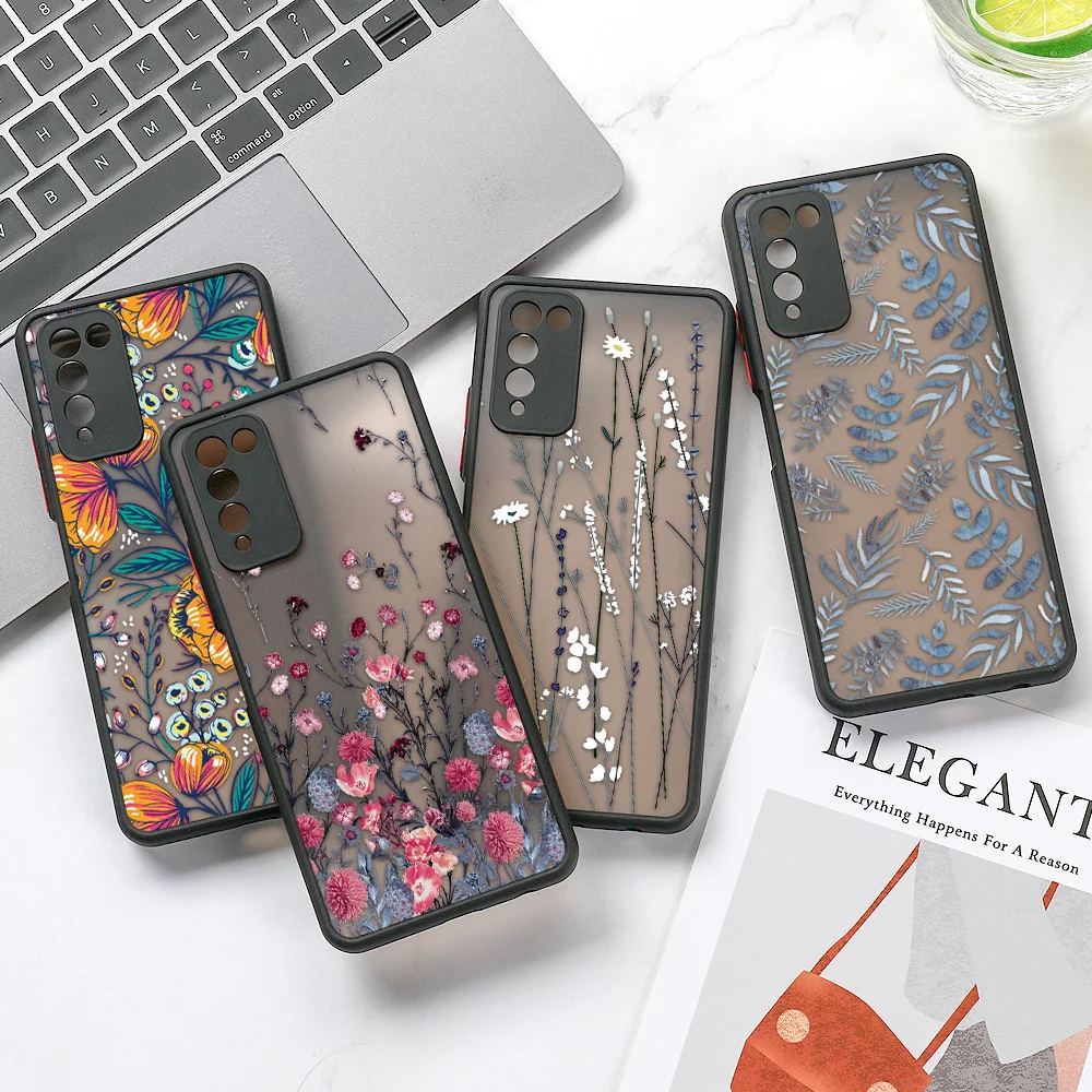 

Honor 70 5g Case Flower Phone Case For Huawei P30 Lite P40 Pro P50 Case Honor 60 50 Pro 8X 9A 20 10X Lite 9X Luxury Back Cover
