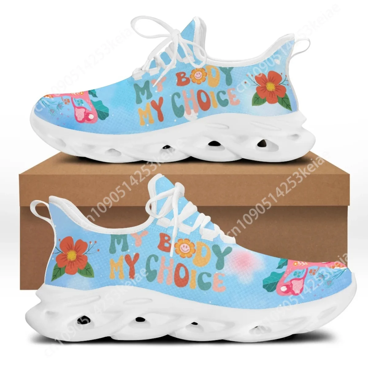 CYWGIFT легкая сетчатая обувь Мой тело мое выбор женские кроссовки индивидуальный