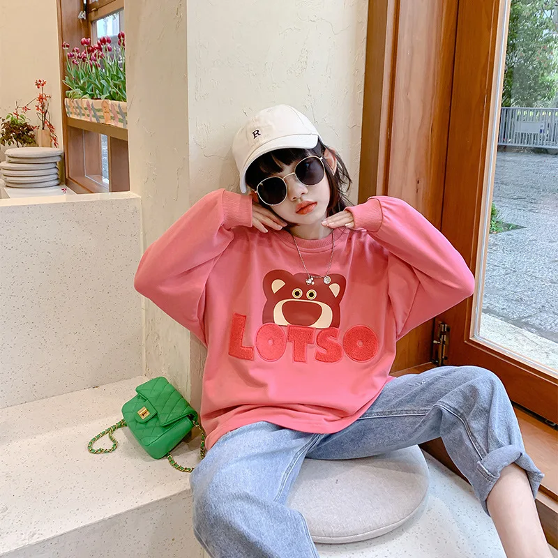 

Girls' sweater Autumn and winter 2022 new winter top Children's winter girls high quality top shirt 7-80