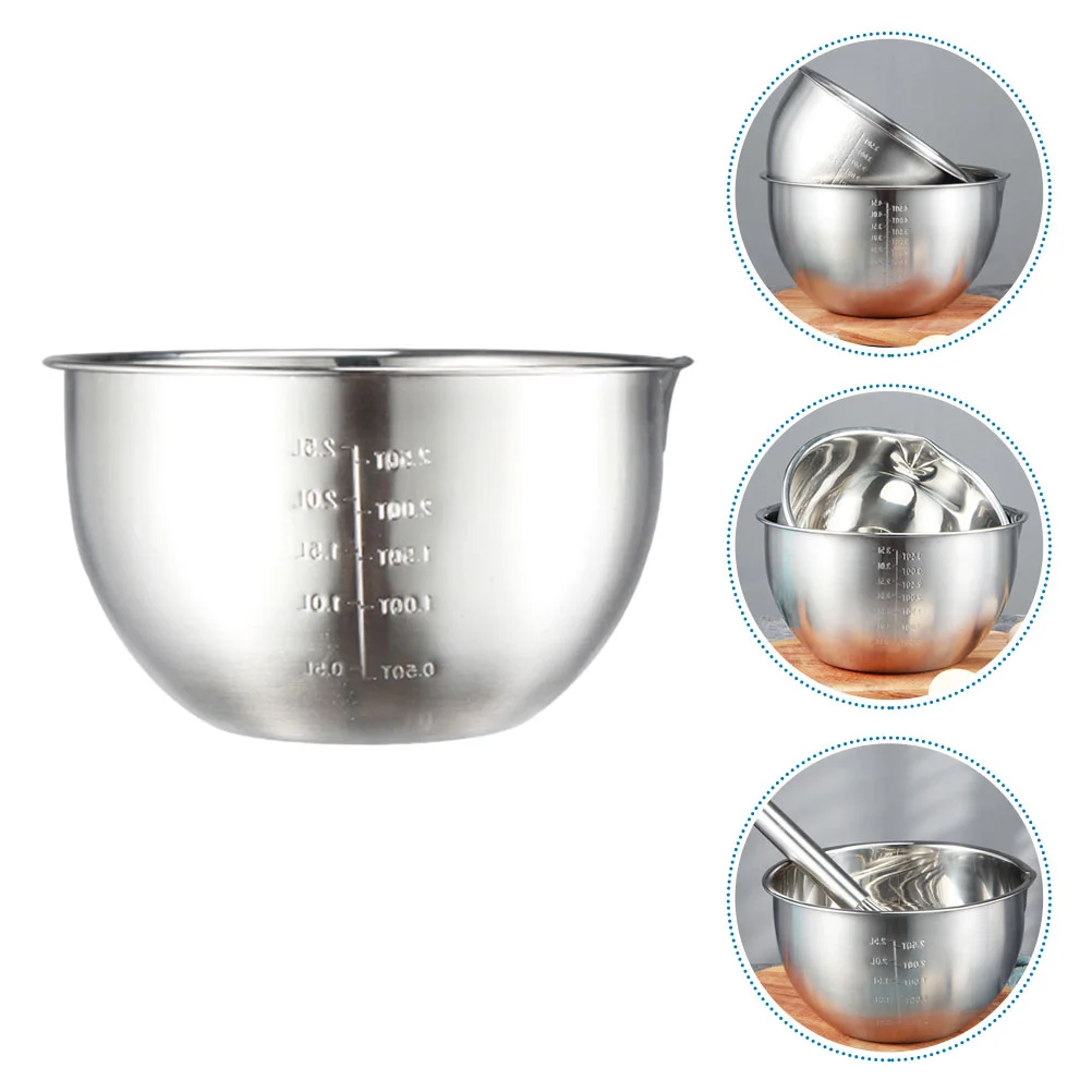 

Stainless Steel Mixing Bowl Food Serving Bowl Household Egg Mixing Bowl