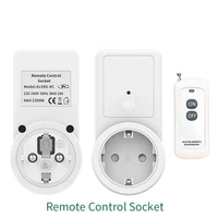 wireless remote control switch electric socket eu fr universal plug 433 mhz smart switch electrical outlets for light al09g rc
