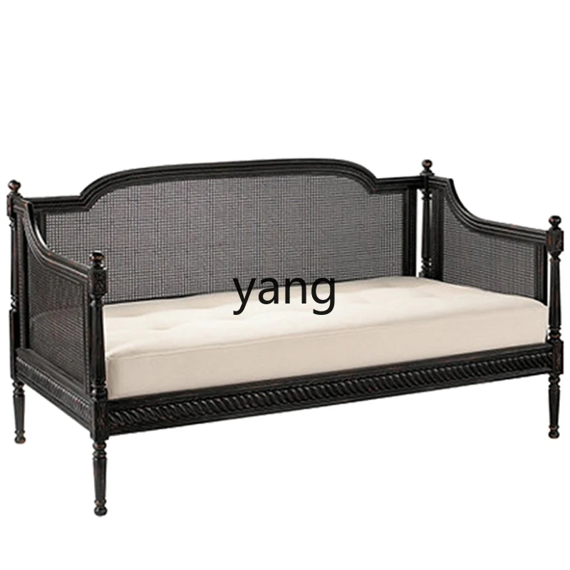 XYY деревенский ротанговый художественный резьба по массиву древесины цветок для