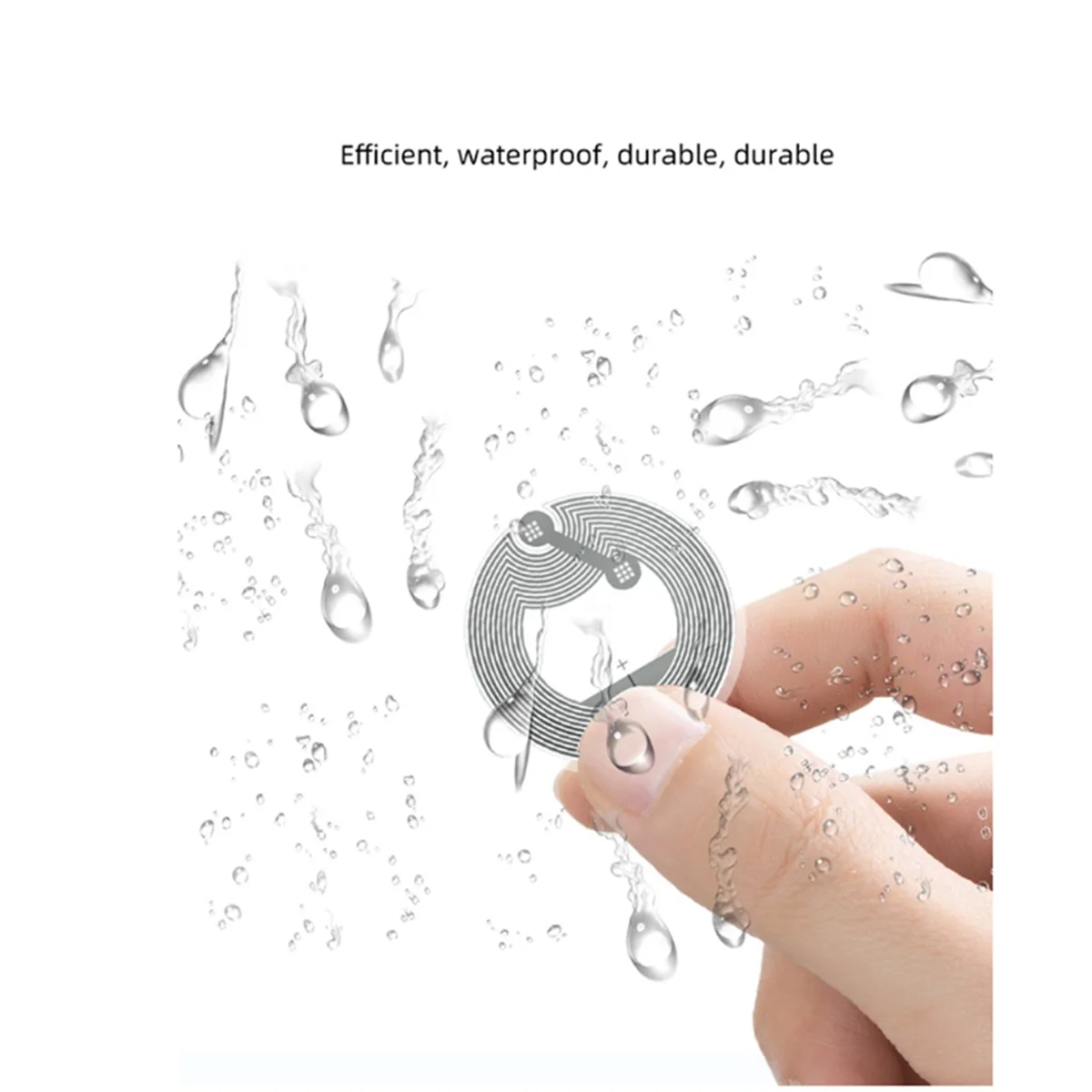 100 шт. NFC Ntag213 наклейка-этикетка 13 56 МГц ISO14443A NTAG 213 наклейка универсальная этикетка