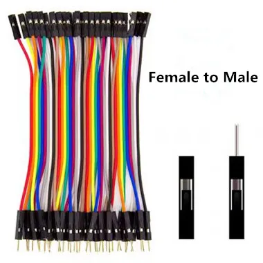 10 см 20/30/50/100 см 40-контактный Dupont линия штекер-штекер/штекер-гнездо/гнездо-гнездо перемычка Кабель Dupont для Arduino DIY комплект