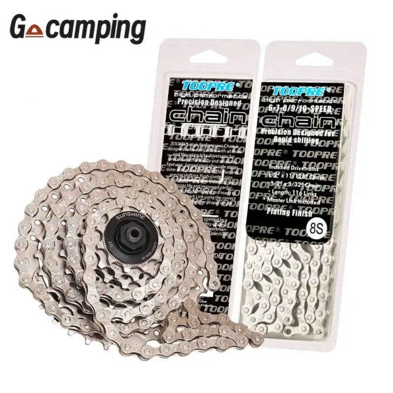 

Carbon Steel Reliable Road Mtb Bike Chain Links Toopre Bicycle Chain Mountain Bike Chain Cycling Parts Wear Resistant