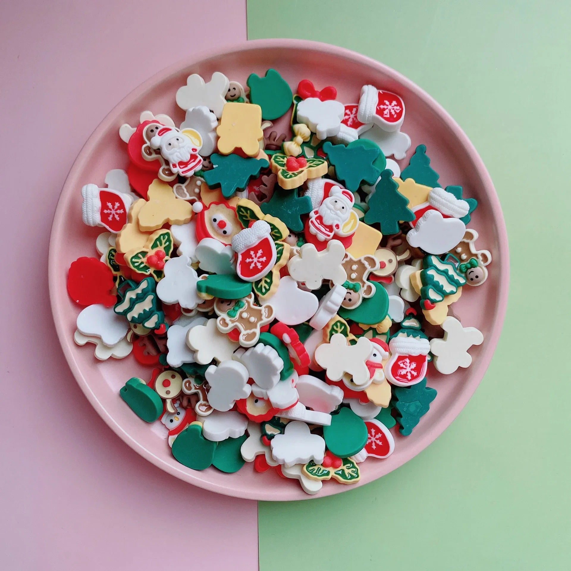 10 шт. новый мультяшный рождественский детский кремовый клей сделай сам домашний