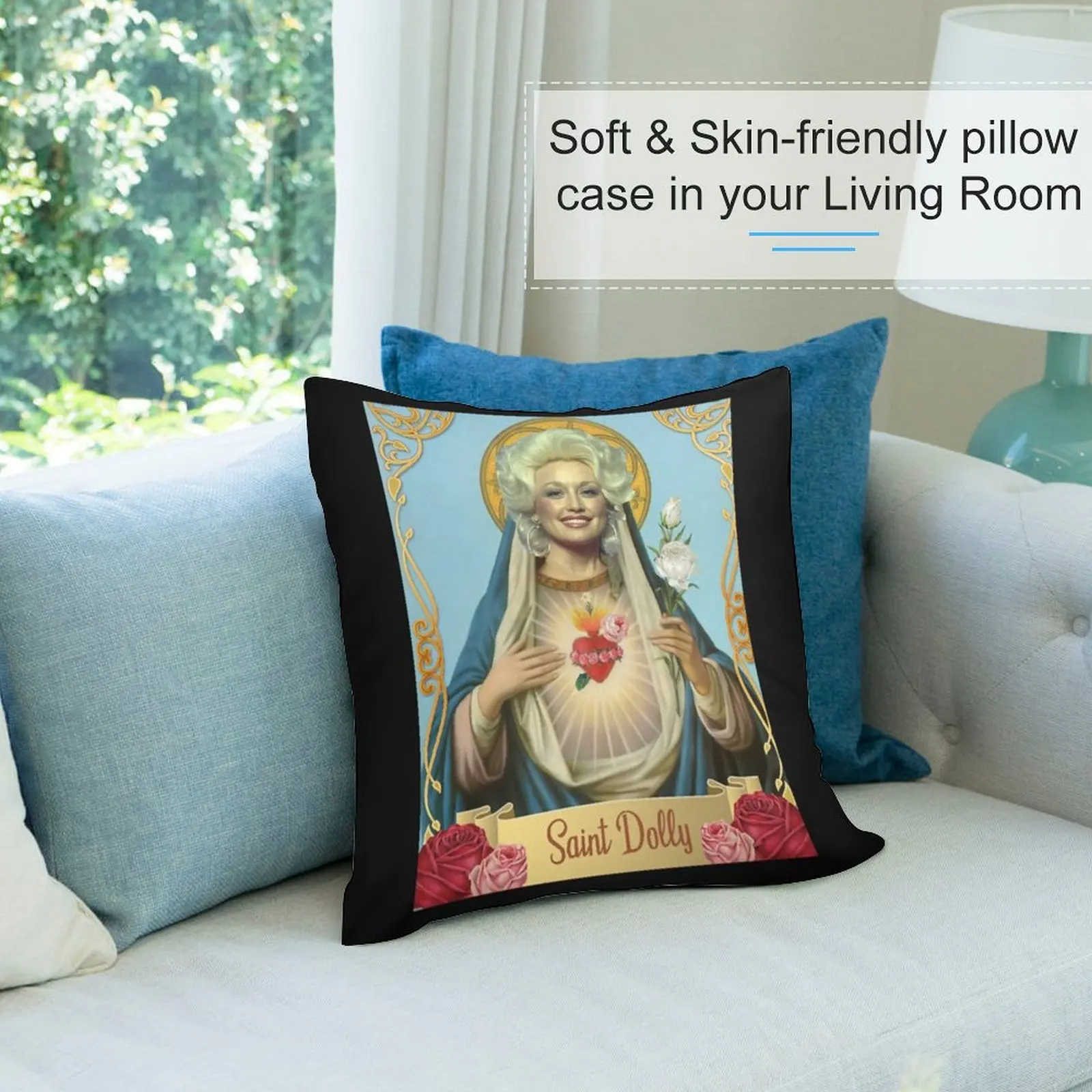 Удивительная с белыми розами Saint Dolly ограниченная серия диванная подушка