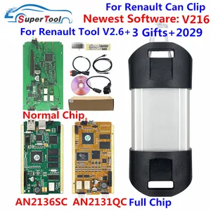 Can Clip V216 диагностический интерфейс для renault Can Clip 212 Золотая печатная плата V178 с реле NEC AN2131QC AN2135SC полный чип + Reprog V191