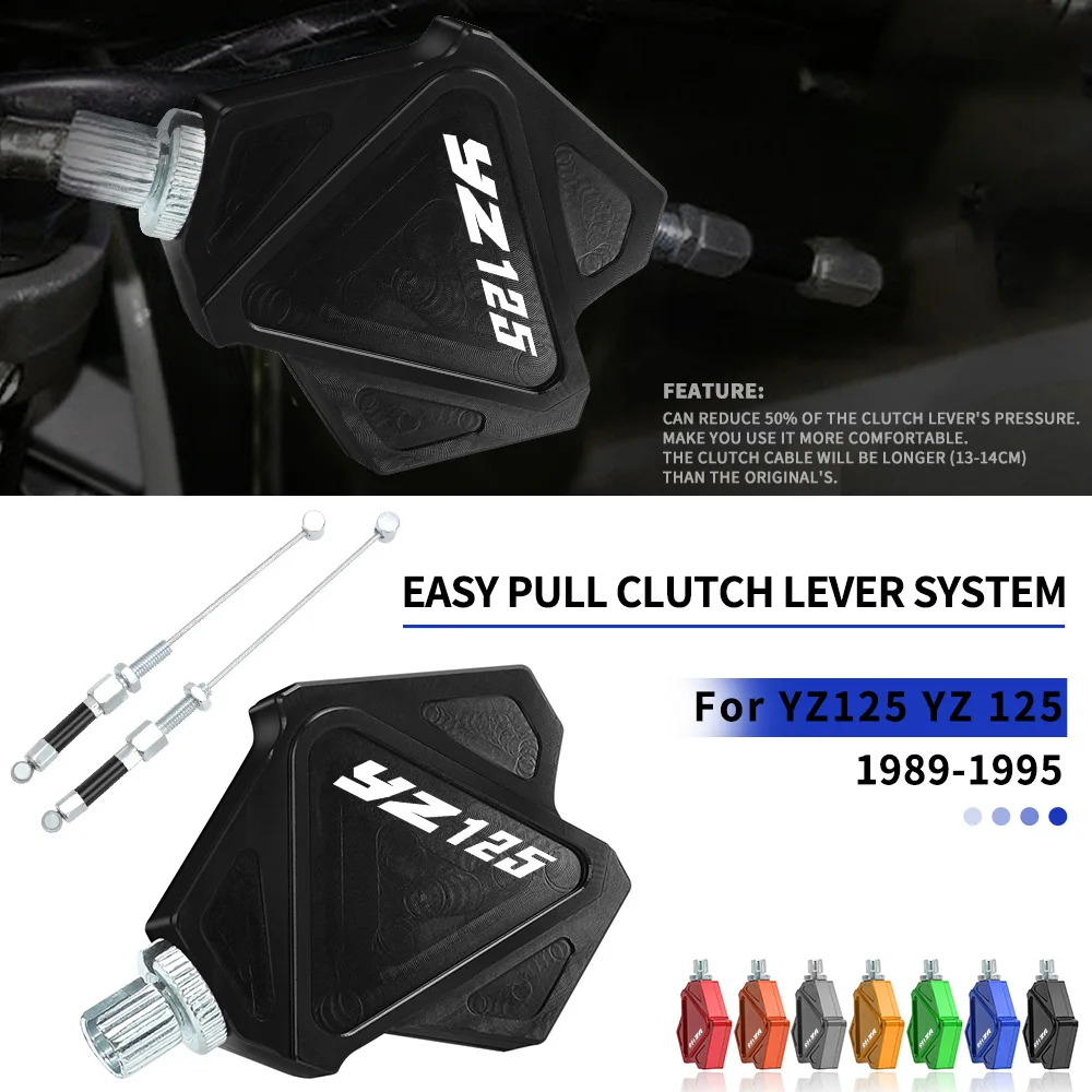 

Motorcycle Stunt Clutch Pull Cable Lever Replacement Easy System CNC FOR YAMAHA YZ125 YZ 125 1989 1990 1991 1992 1993 1994 1995