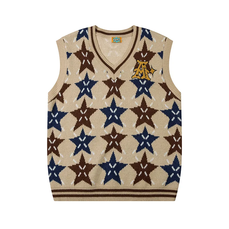 Жилет без рукавов с V-образным вырезом Осень-зима