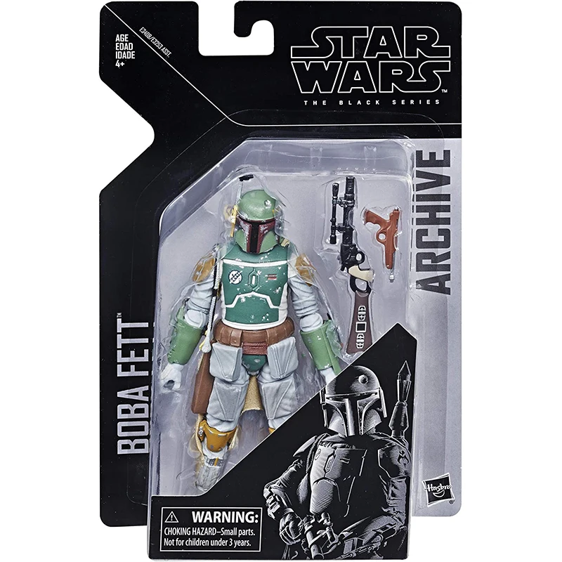 

Original 6inch Star Wars The Black Series Archive Boba Fett anime action Figure toys for children with box