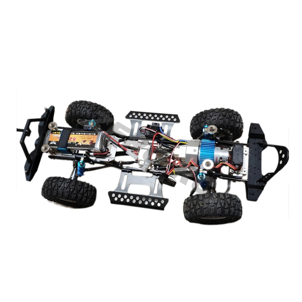 Металлическая рама шасси радиоуправляемая модель AXIAL SCX10 колесная база 313 мм с