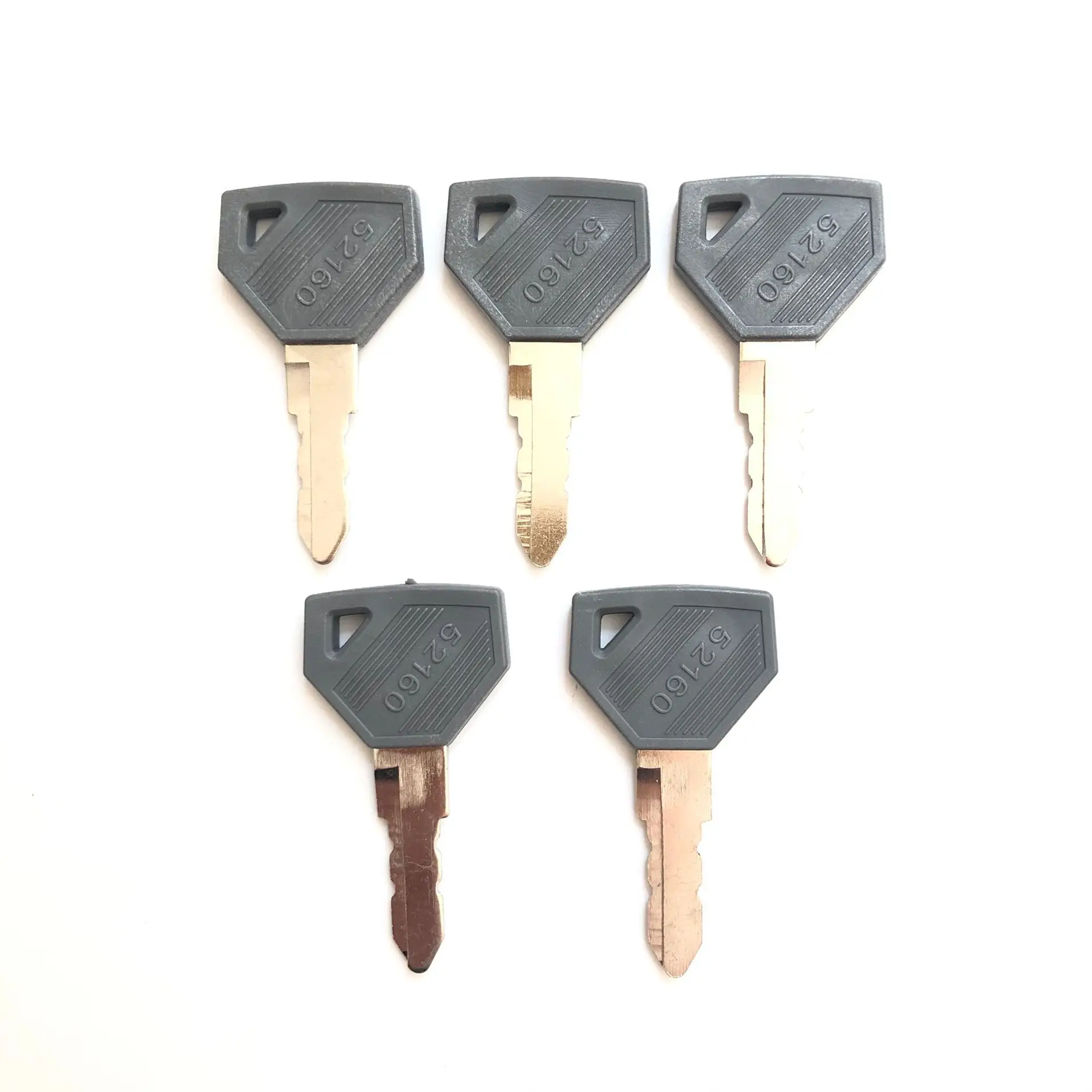 

5PCS 52160 key 198360-52160 For Yanmar Machines Excavator Grader Dozer SC2400 SC2450 EX2900 John Deere Tractor Ignition Key