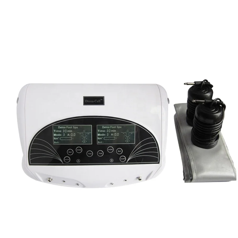 

Hot sale dual detox ionic foot spa bath machine with large screen