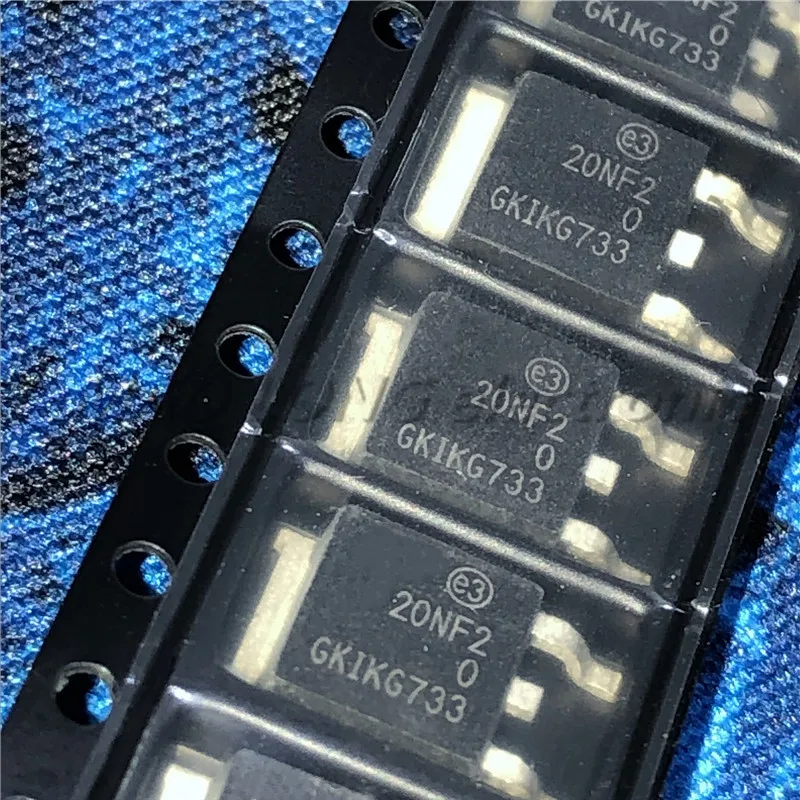 10 шт./лот 20NF20 STD20NF20 TO-252 FET 20A 60 в SMT TO252 MOS-N каналов 10 шт./лот 20NF20 STD20NF20 TO-252 FET 20A 60 в SMT TO252 MOS-N каналов