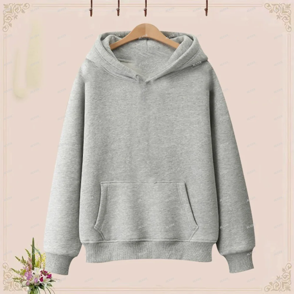 Хлопковая Толстовка Унисекс Из 100% Хлопка Повседневная Осенняя Для Подростков