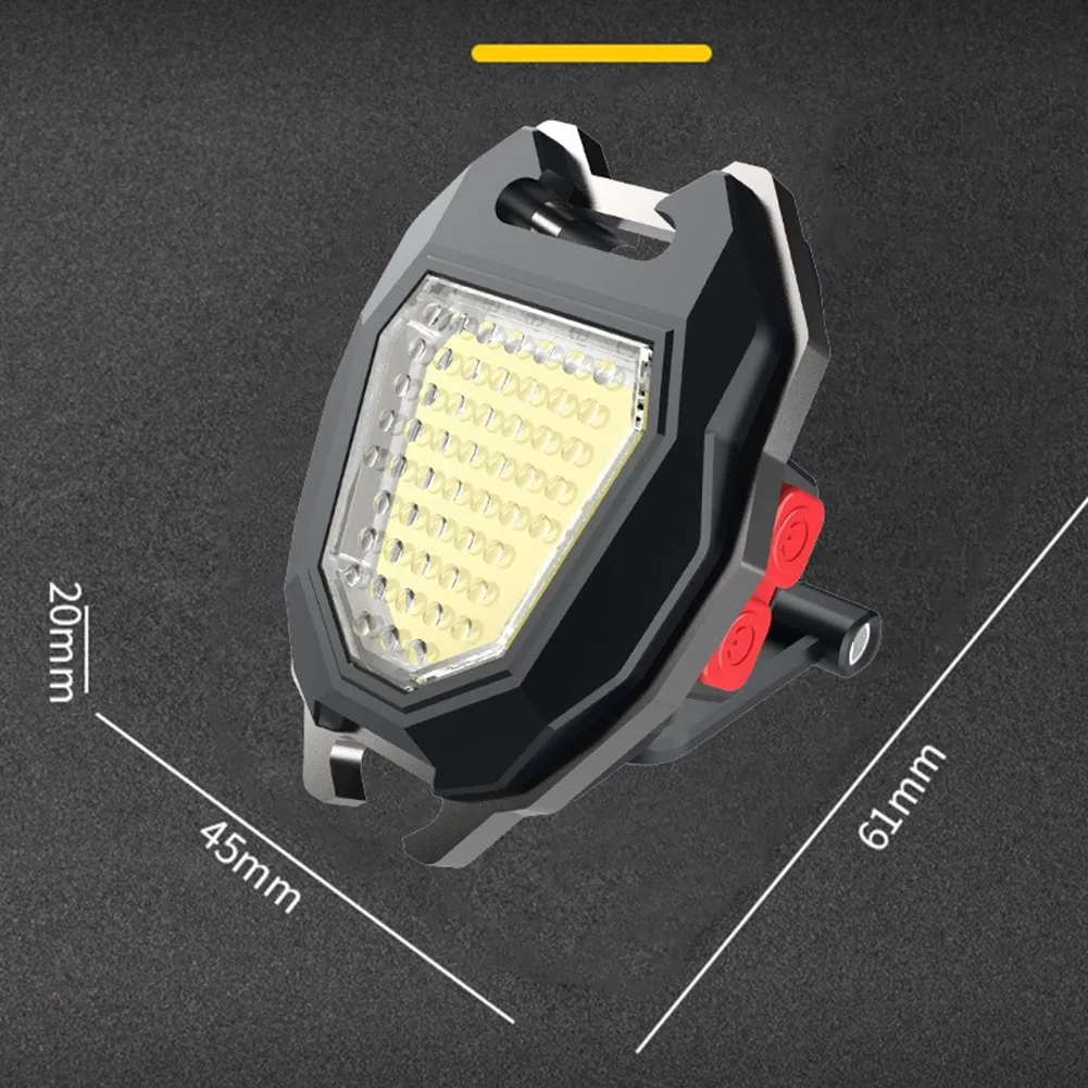 Мини-светодиодный рабочий светильник портативный брелок-фонарик лампа COB для