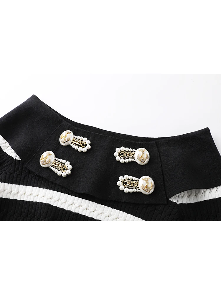 Осень-зима женский топ Shoujo Harajuku свитер темные академические комплекты из двух