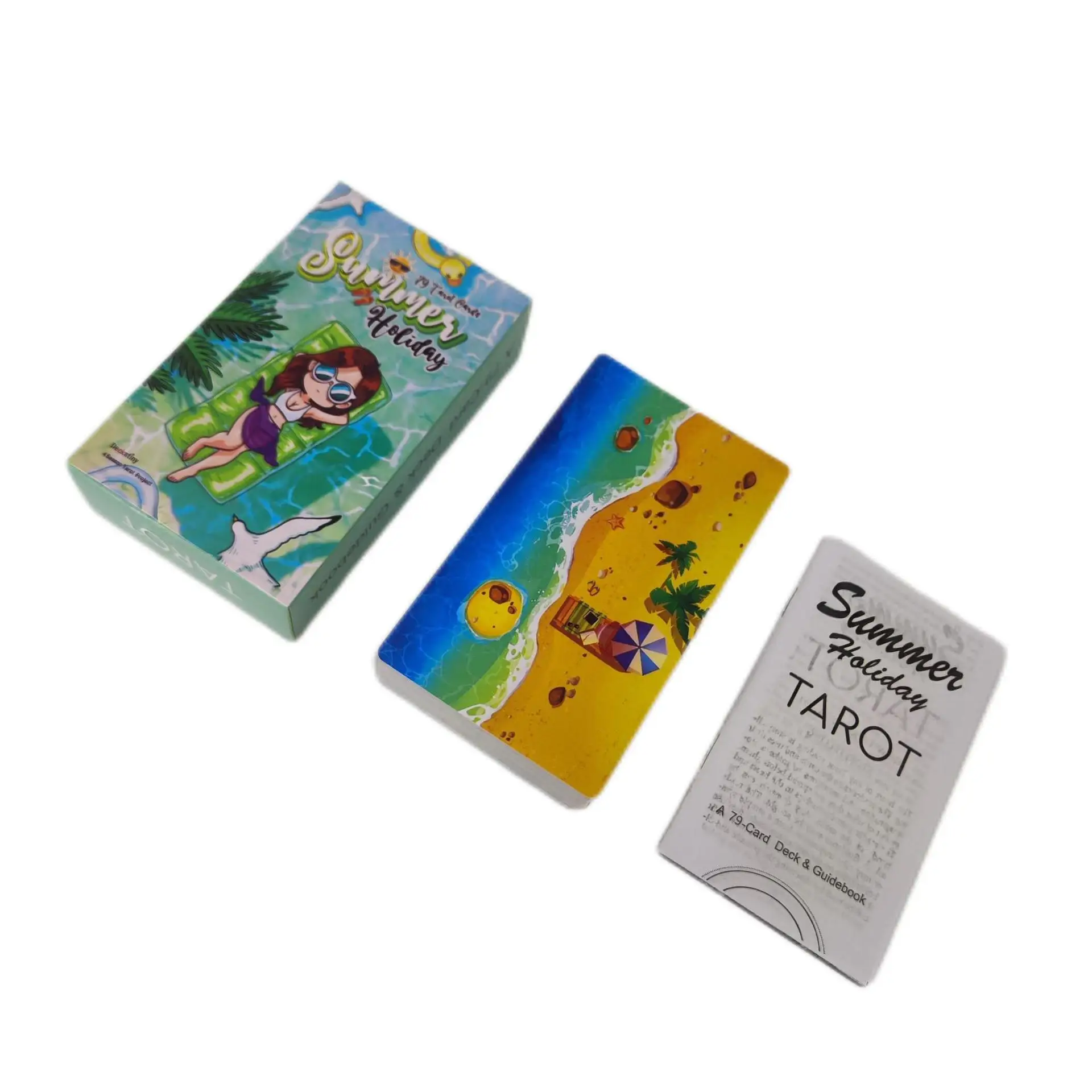 

2023 New 12*7 cm Summer Holiday Tarot Ask and Know the mythic fate divination for fortune games famliy tarot cards