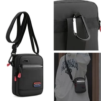 aotian small man crossbody bag mens shoulder bag nylon male purse casual cellphone multi functional design boys messenger bag