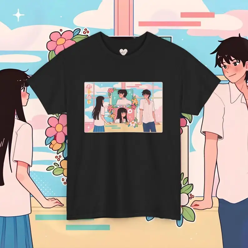 Аниме футболка Kimi Ni Todoke романтичная аниме
