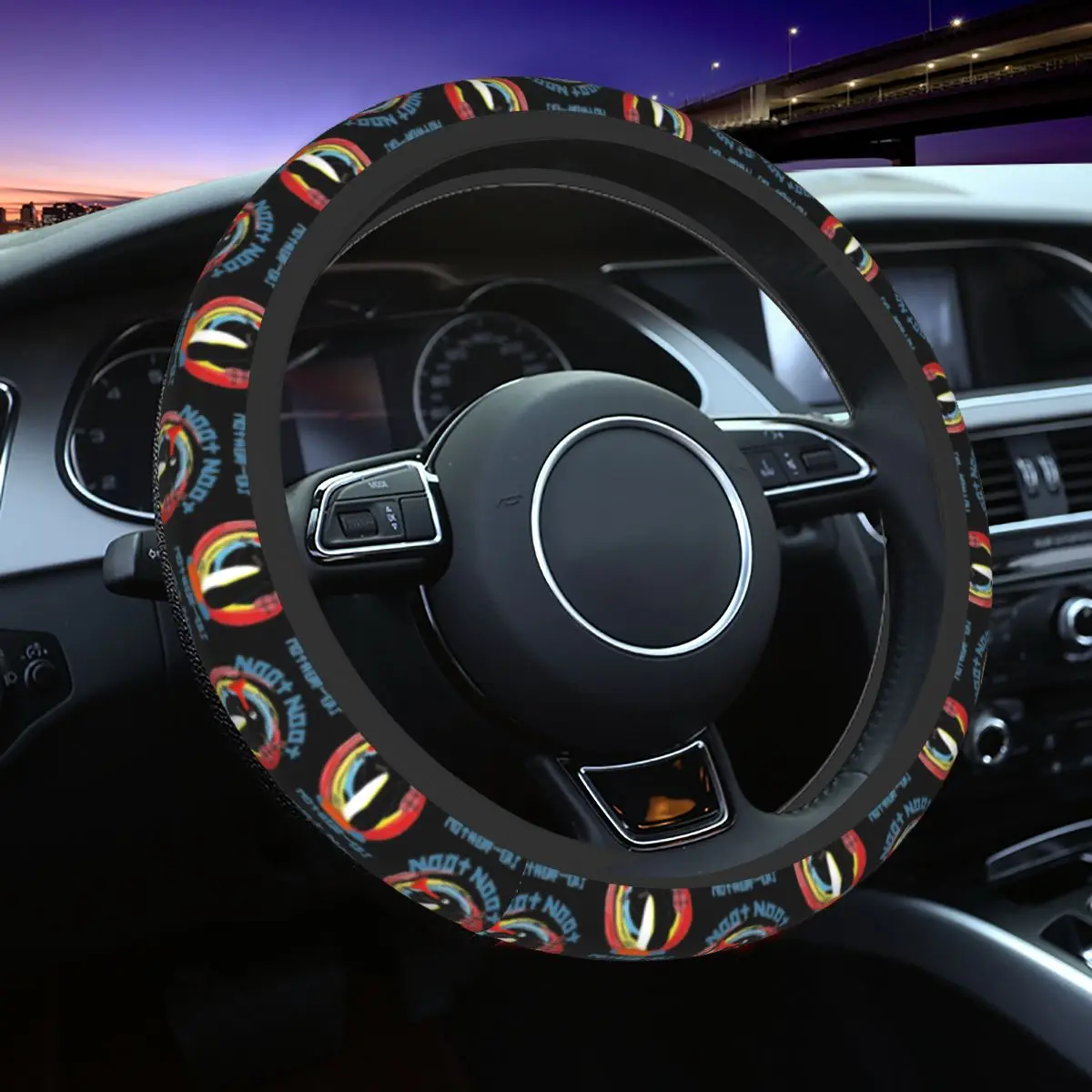 

38cm Steering Wheel Covers Noot Noot Penguin Universal Car-styling Suitable Automobile Accessory