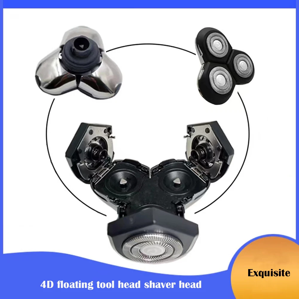 Сменные мужские головки для электробритвы 3 резака запасные лезвия бритвы бороды