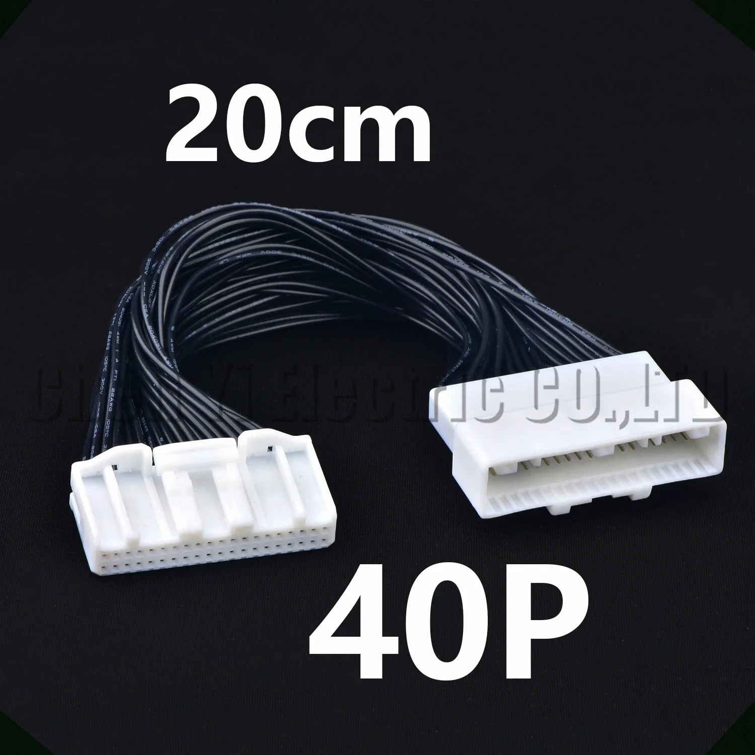 40-контактные автомобильные разъемы, навигационный экран, компакт-диск, мультимедийный хост, жгут проводов, вилка для Toyota Nissan 1674312 -1 1318389 -1